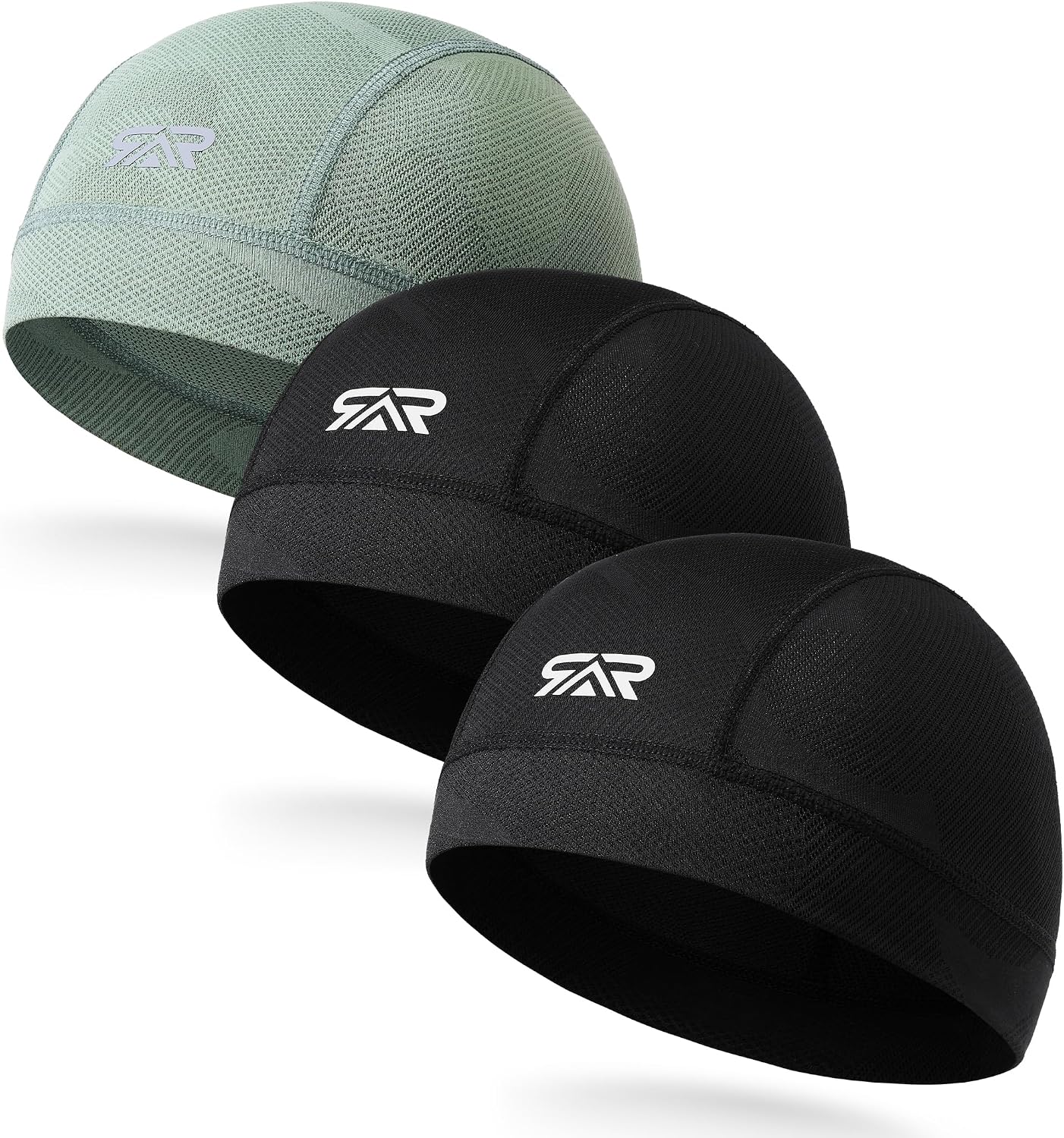 3-Pack Camo Helmet Liner Skull Cap Breathable Mesh for Men Women