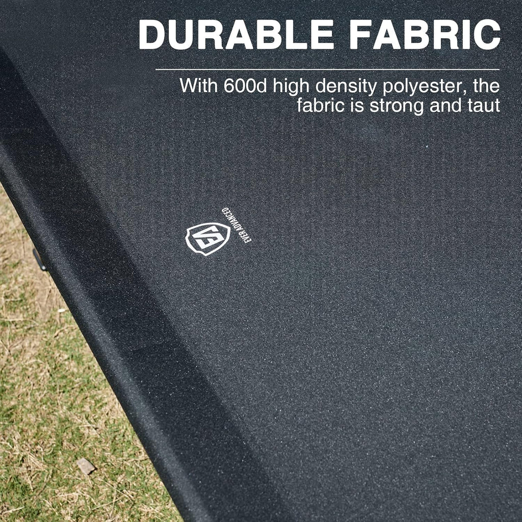EVER ADVANCED Extra Wide Camping Cot for Adults Oversized XXL Sleeping Cots Folding Cot Bed with Carry Bag, 84.3" L x 41.9" W, Support to 550 lbs
