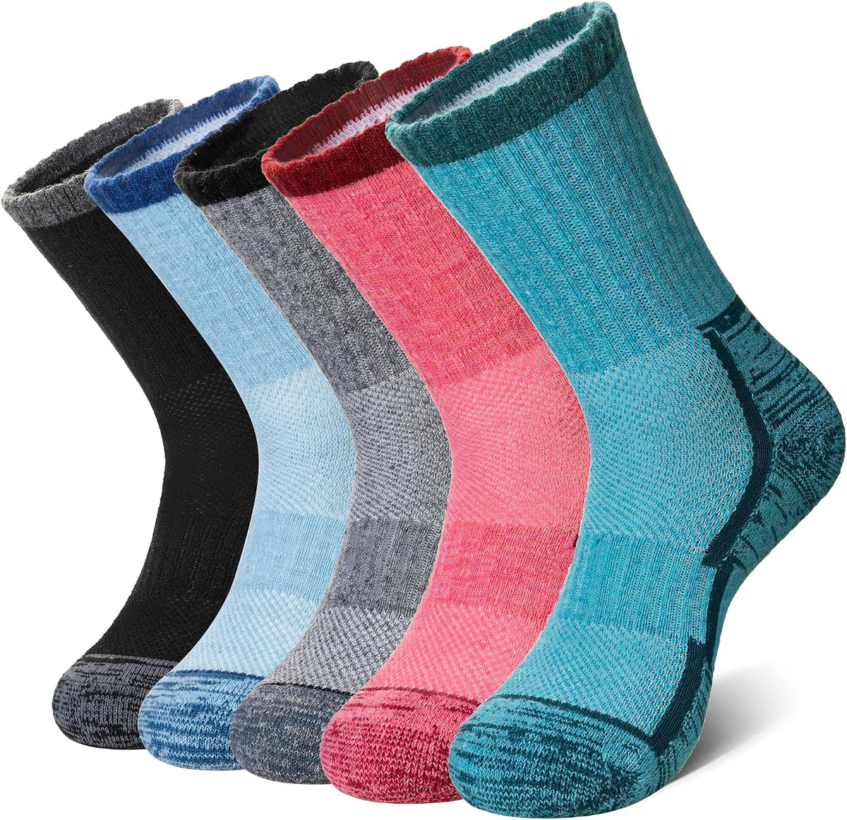 DoSmart Merino Wool Hiking Winter Boot Work Crew Socks for Women Men