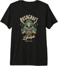 Bushcraft Outdoor Survival, Bearded Skull, Woodsman Gear Premium Tri-blend T-Shirt