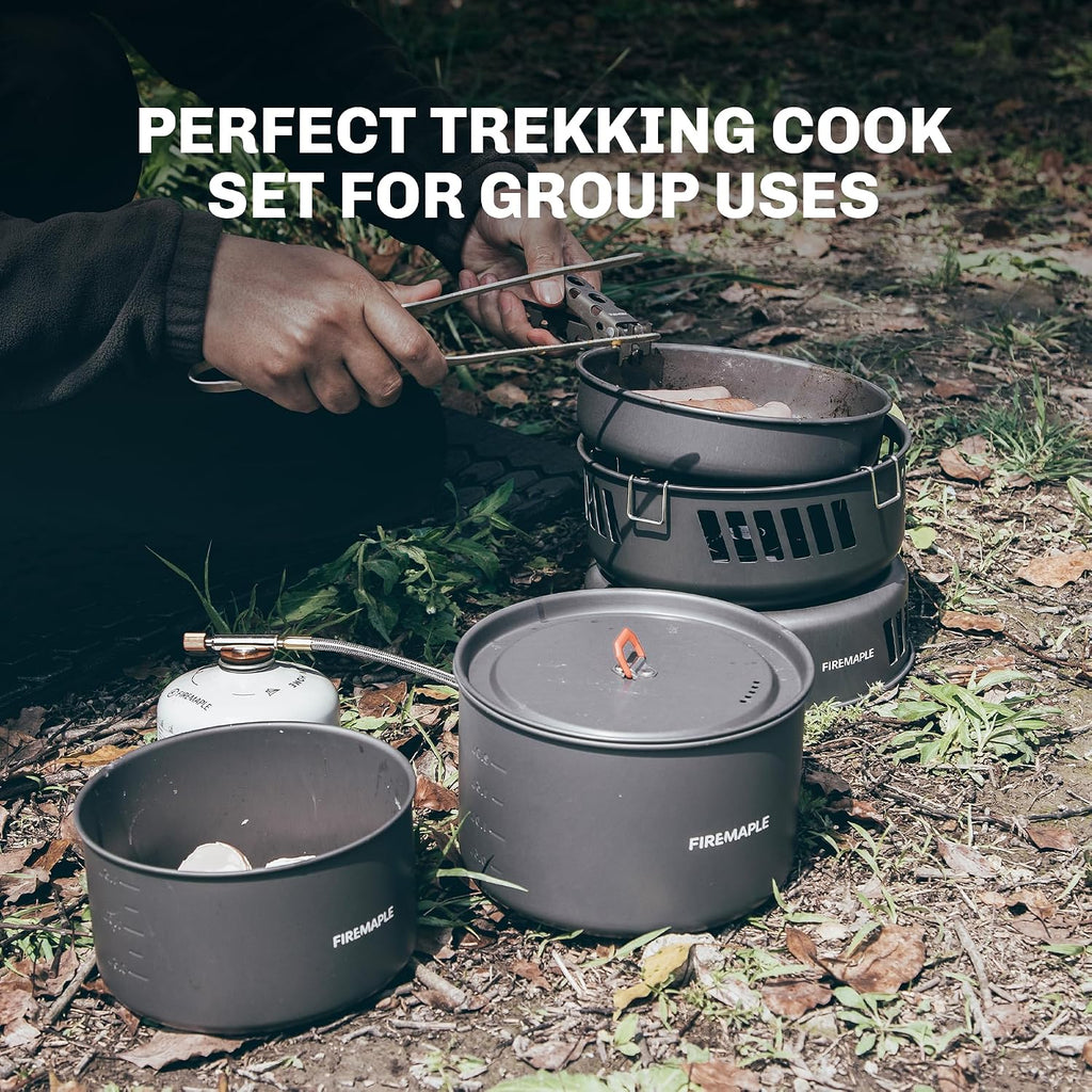 Fire Maple Versatile Outdoor Cooking Set Gas Stove Camping Cookware Kit
