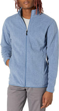 Amazon Essentials Men's Full-Zip Polar Fleece Jacket with Zippered Pockets for Cold Outdoor Weather (Available in Big & Tall)