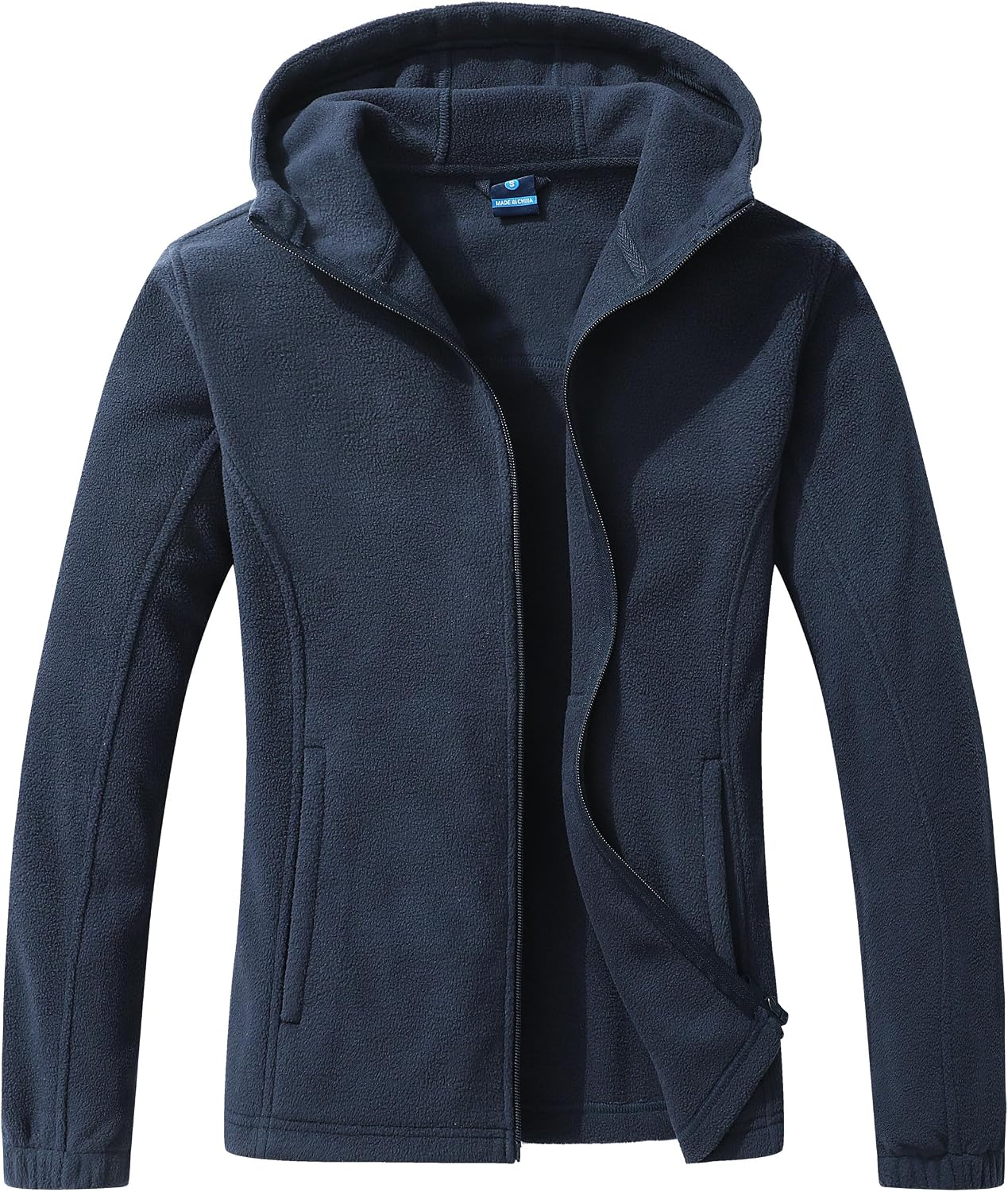 GIMECEN Women's Soft Polar Fleece Jacket Full Zip Hooded Sweatshirts