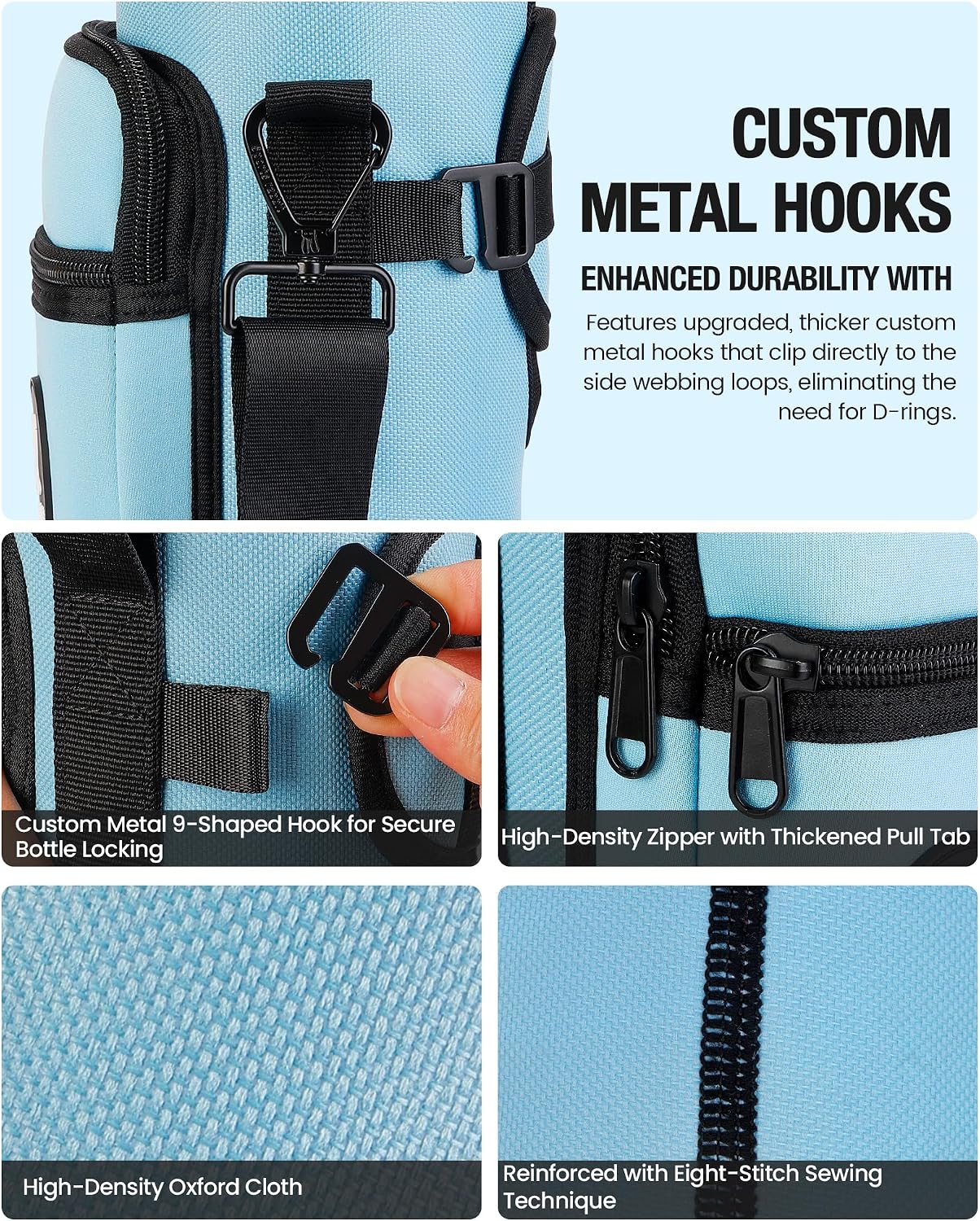 Sports rabbit Universal Water Bottle Holder with Strap & Phone Pocket