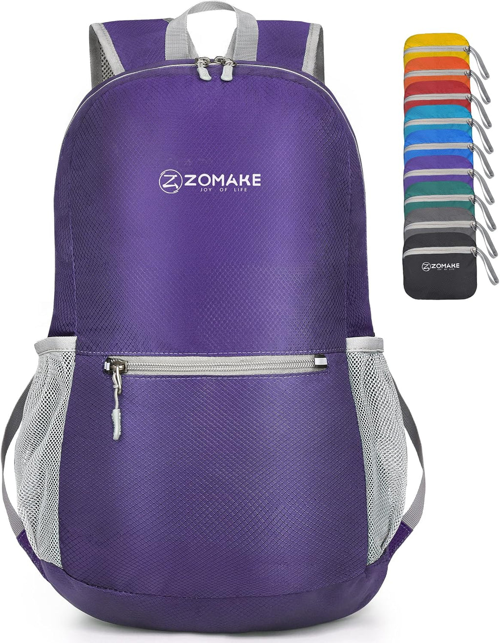 ZOMAKE Lightweight Packable Backpack, Foldable Small Travel Day Pack