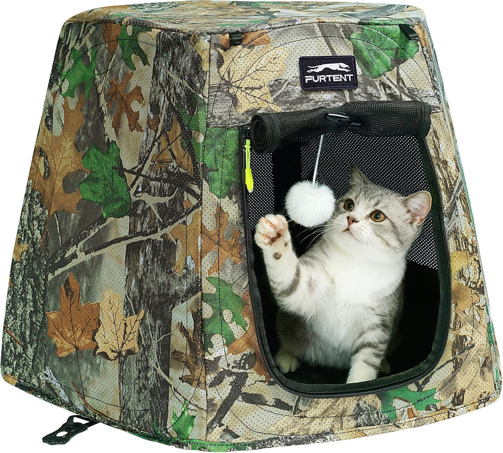 Pop Up Dog Tent Portable Cat Tent Outdoor Camping House with Washable Pad