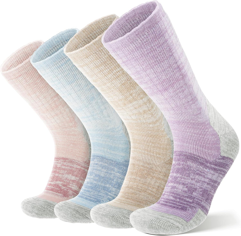 ANTSANG Merino Wool Hiking Socks, Full Cushion, Crew Socks for Men Women