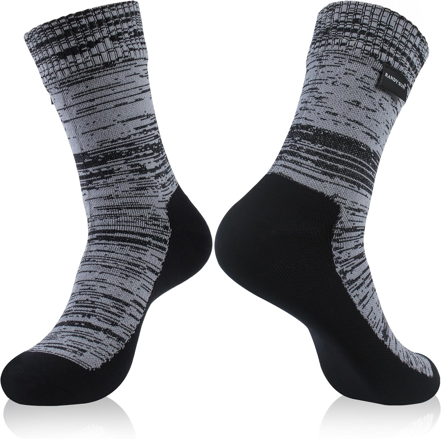 RANDY SUN Waterproof Breathable Socks, [SGS Certified] Unisex Skiing Trekking Hiking Wading Trail Socks