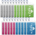 Cooling Towels 20 Pack, 40"x 12" Cooling Rags Neck Wraps for Sports with Carrying Pouch, Gym Cooling Neck Towels for Hor Weather, Sweat, Fitness, Travel