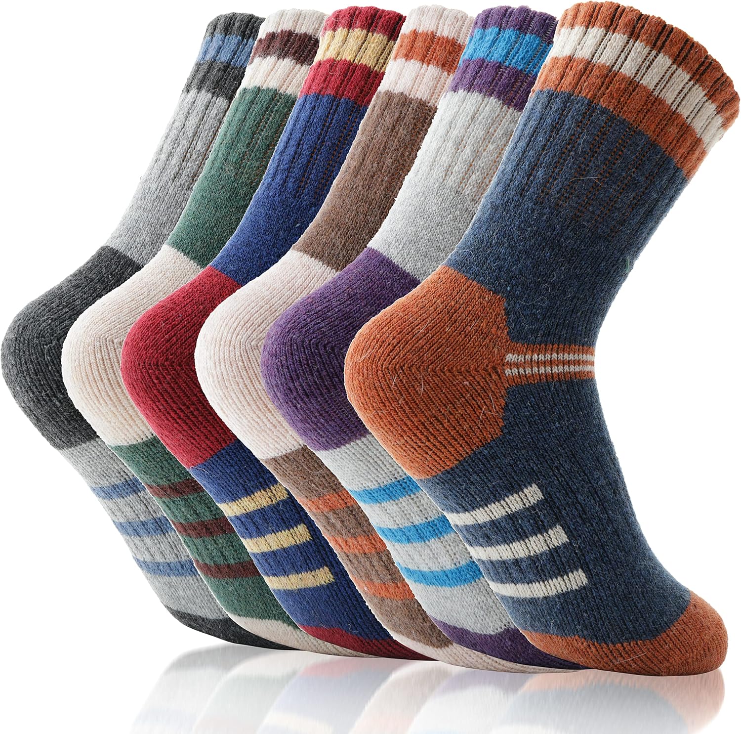 EBMORE Kids Merino Wool Hiking Thermal Winter Socks