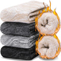 EBMORE Merino Wool Thermal Warm Winter Socks for Women Men