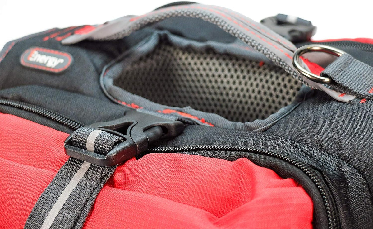 iEnergy™ MAL Dog Backpack: Weatherproof, Padded Hiking Gear for Dogs - Perfect for Large and Small Dogs - Dog Travel Bag with Hiking Harness - Medium Size