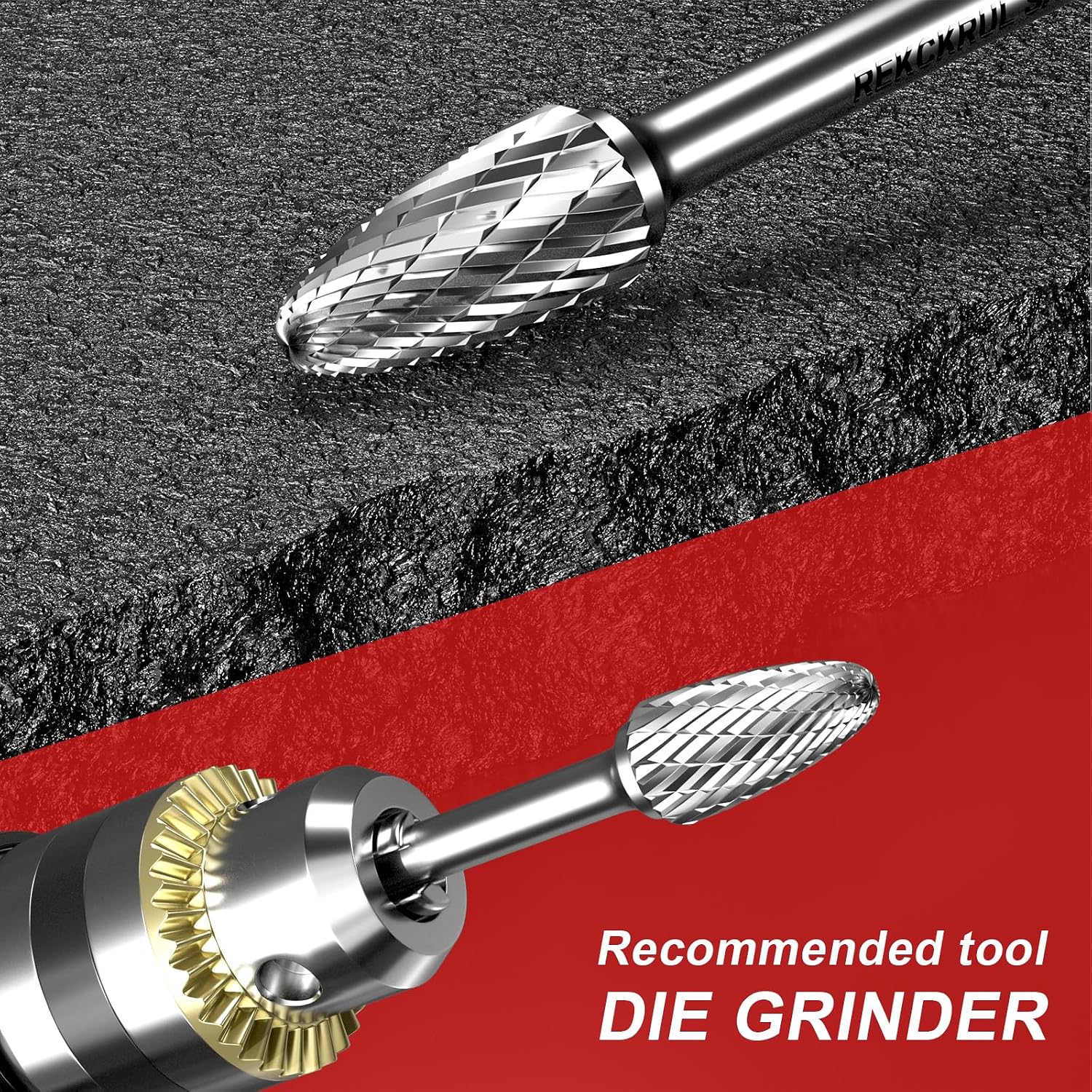 Professional Tungsten Carbide Rotary Burr Bit SF-5 with 1/4" Shank