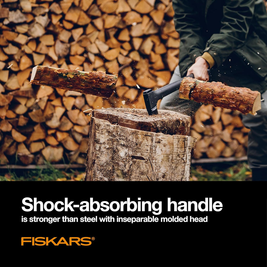 Fiskars X27 Super Splitting Axe 36", for Taller Users on Large Logs