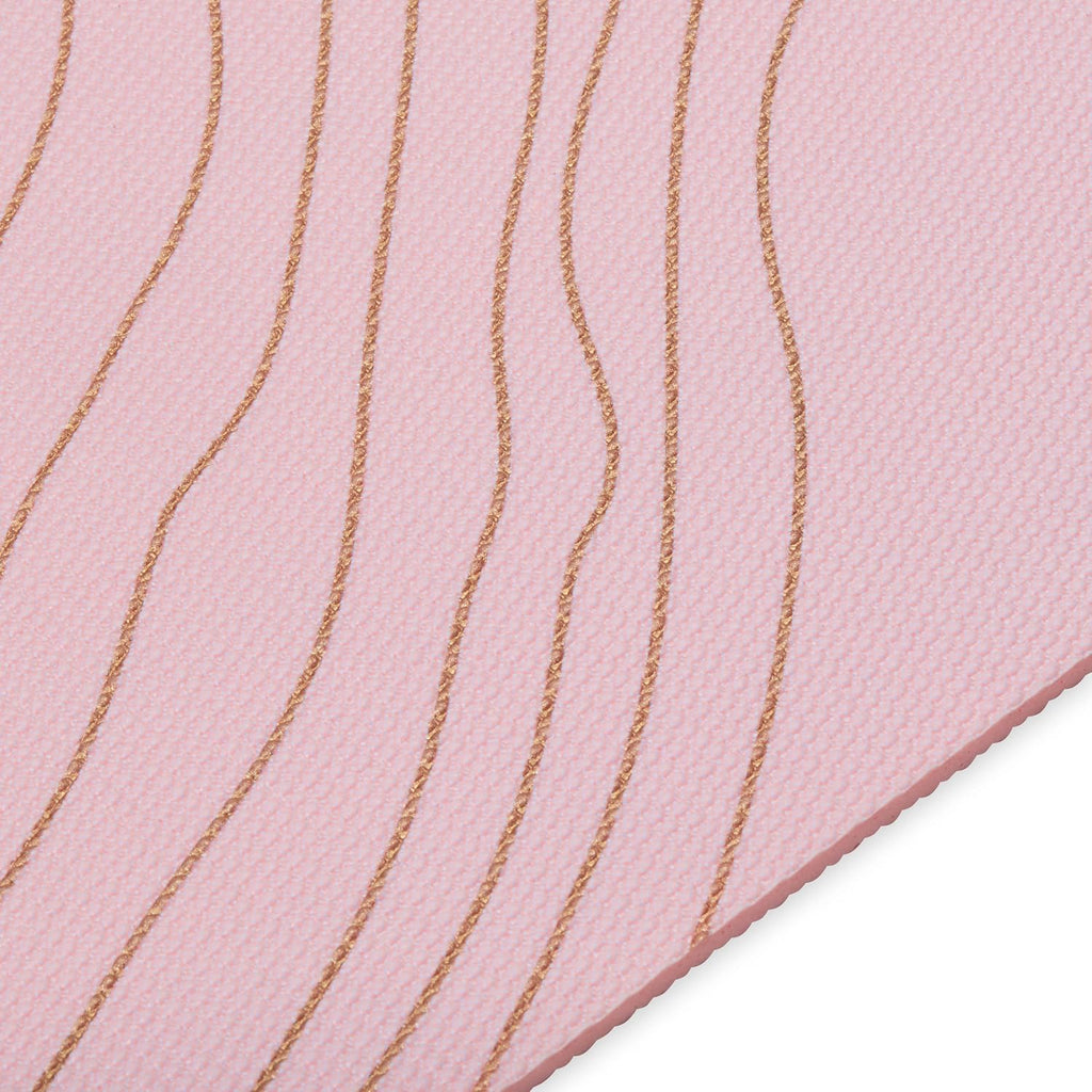 Gaiam Premium Yoga Mat, 6mm Thick Print Mat
