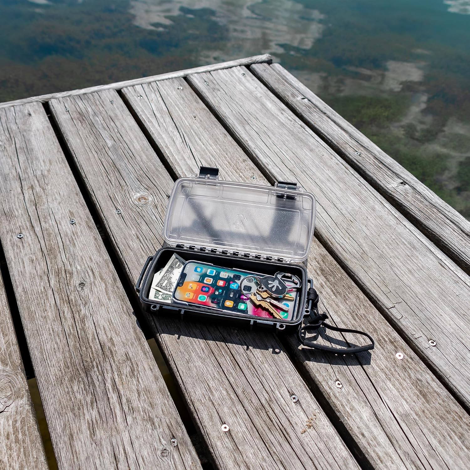 geckobrands Waterproof Dry Box with Silicone Liner – Durable, Dust-Proof, Crush-Proof Storage for Electronics and Gear