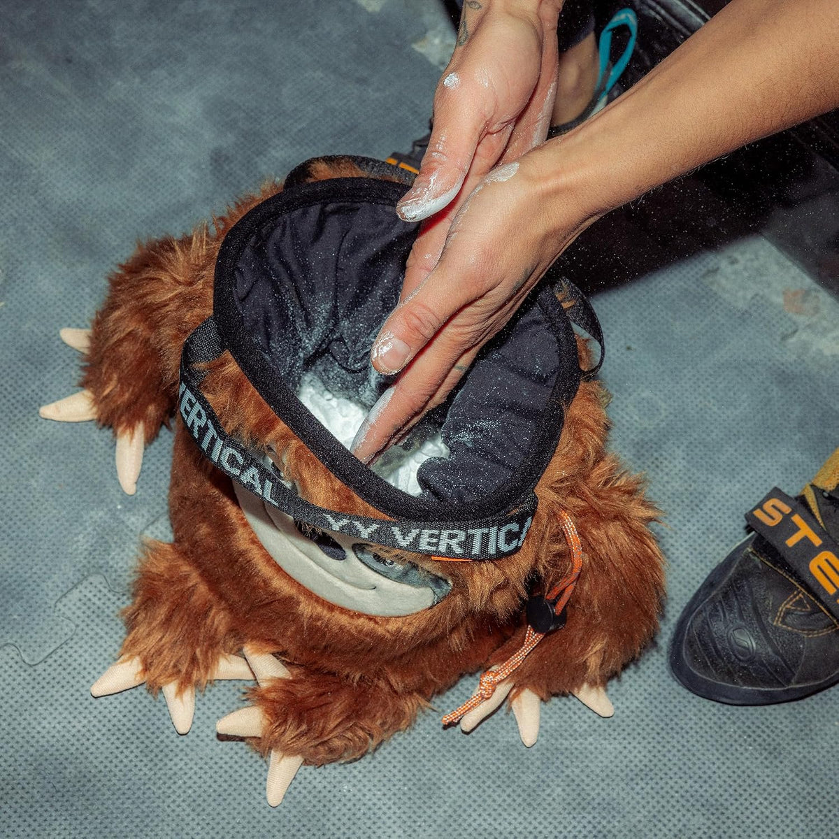 Chalk Bag Chalk Bucket for Rock Climbing - Fun Sloth Novelty Design