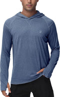 Roadbox Men's UPF 50+ Fishing Shirts, Long Sleeve UV Sun Protection Hoodie