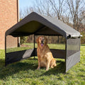Outdoor Dog Tent, 4'x4'x3' Dog House Shade Shelter for Large Medium Pets