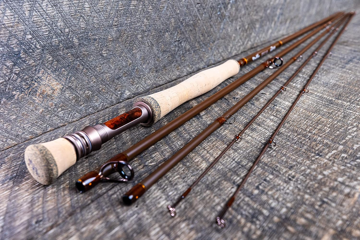 Moonshine Rod Company Fly Fishing Rod with Carrying Case and Extra Rod Tip