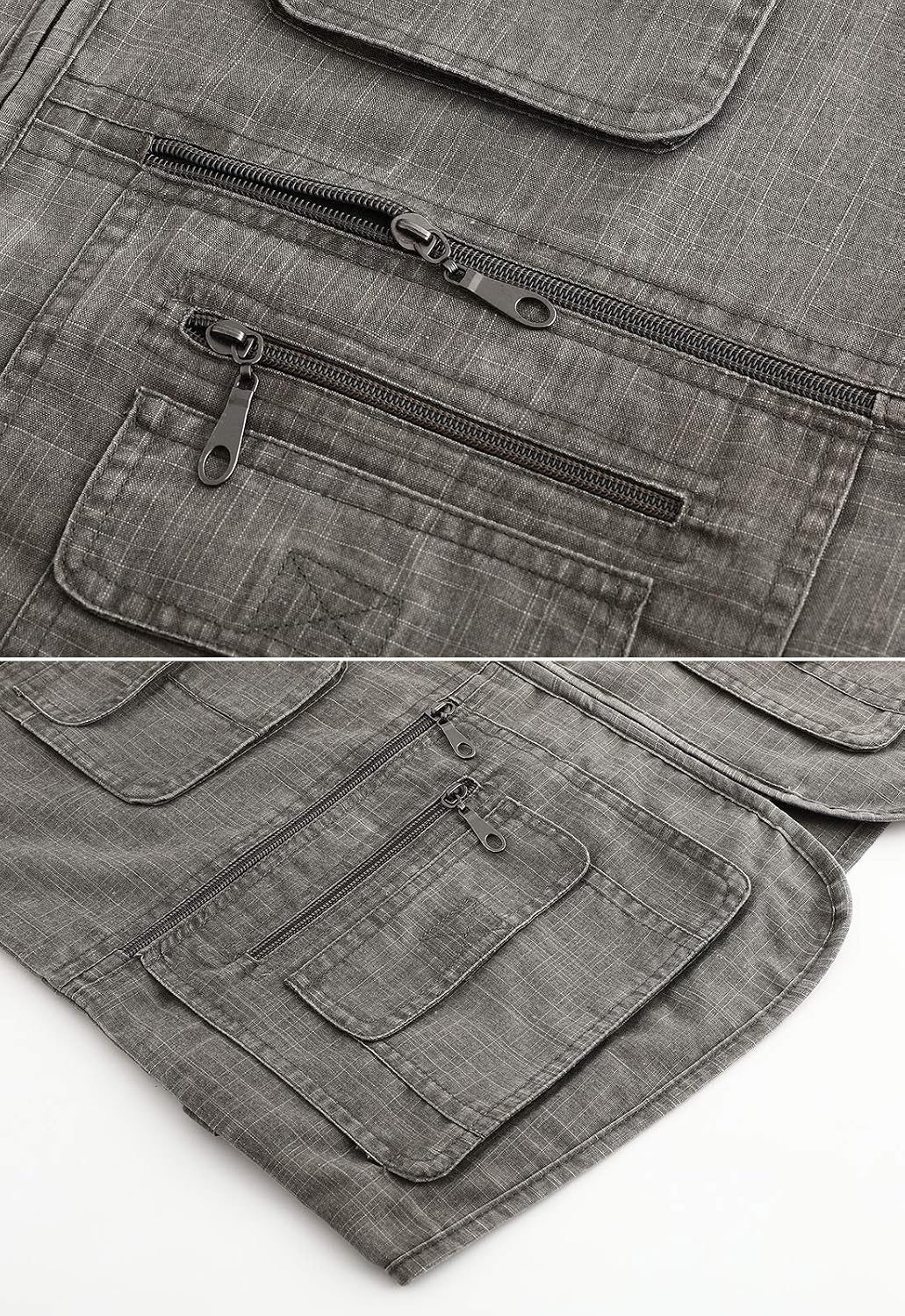 Spanye Mens Outdoor Fishing Vest Safari Travel Photography Vests Jacket Multi Pocket