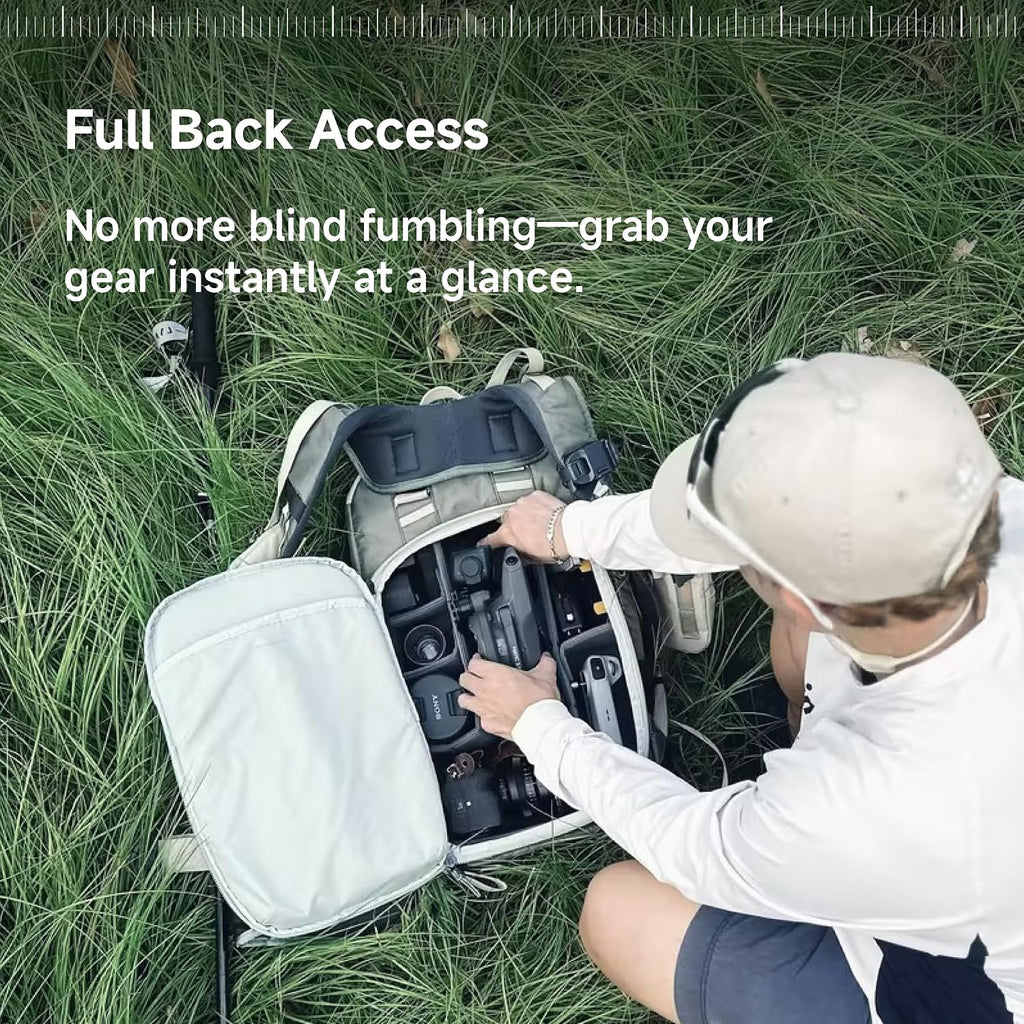 VSGO Pocket Ranger Photography & Outdoor Backpack – Off White