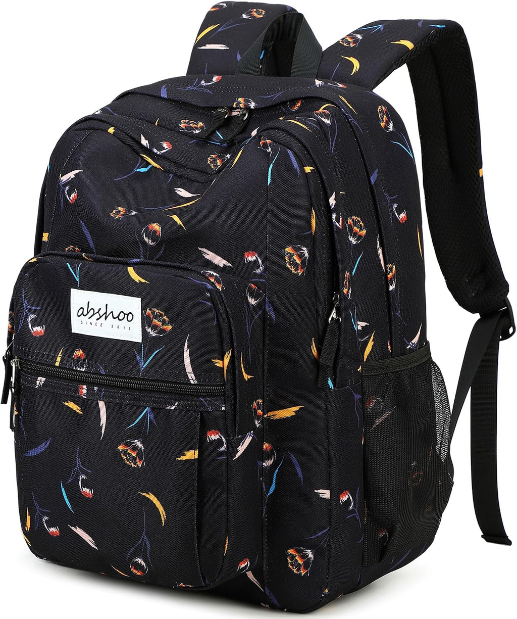 abshoo Classical Basic Womens Travel Backpack For College Men Water Resistant Bookbag (Light Blue)