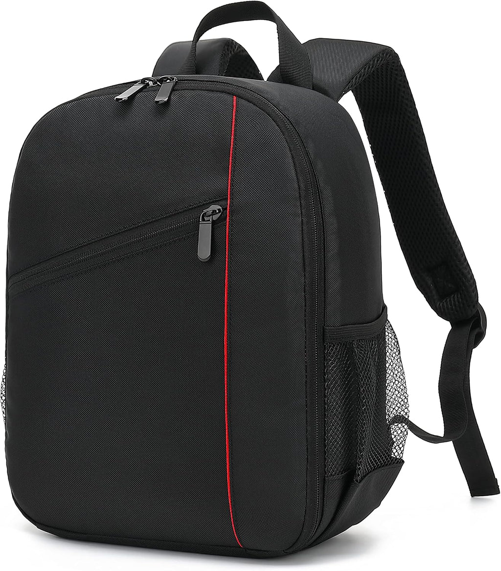 Digital DSLR Camera Waterproof Sling Backpack Shoulder Bag For Unisex Hiking Traveling Red