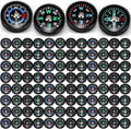 Relaxweex 100 Pcs 20mm Mini Button Compass Bulk for Camping