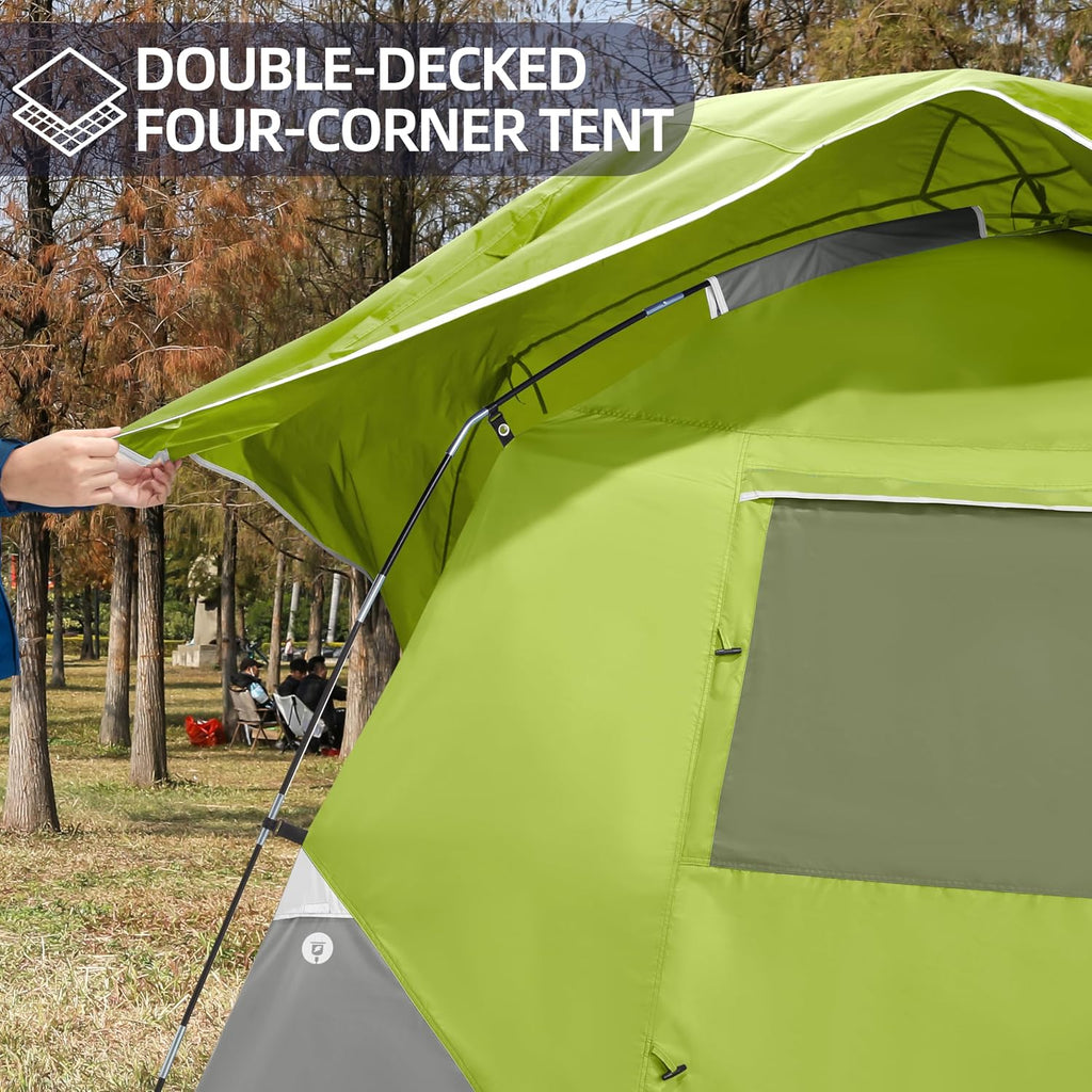 CAMEL CROWN Tents for Camping 4/8 Person Waterproof Tent Quick Setup Folding Outdoor Backpacking Tents Family Hiking