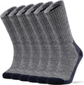 Ortis Cotton Cushion Crew Athletic Socks for Men Work Boot Sports Exercise