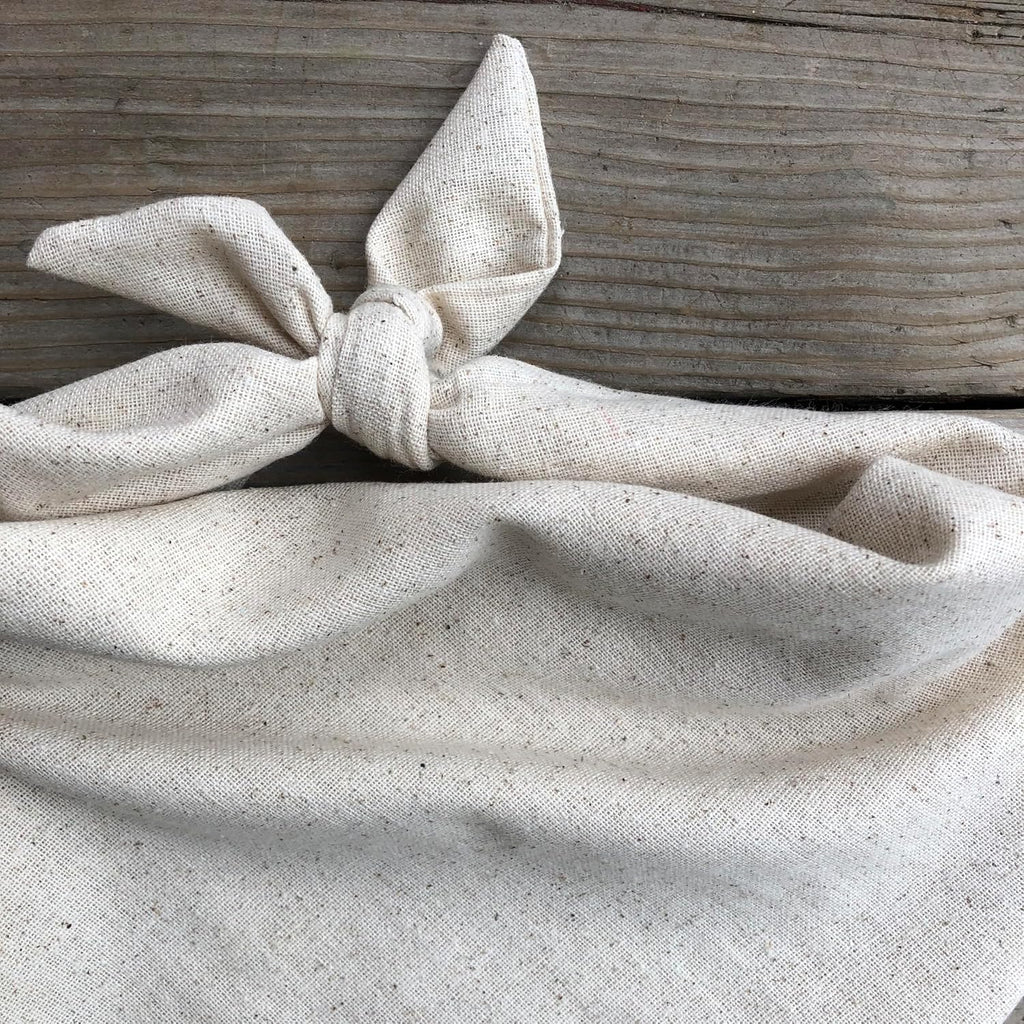Dog Bandana Pregnancy Announcement Big Brother Baby Reveal Oatmeal Cream Minimal Neutral Color Announcement to Family (Large)