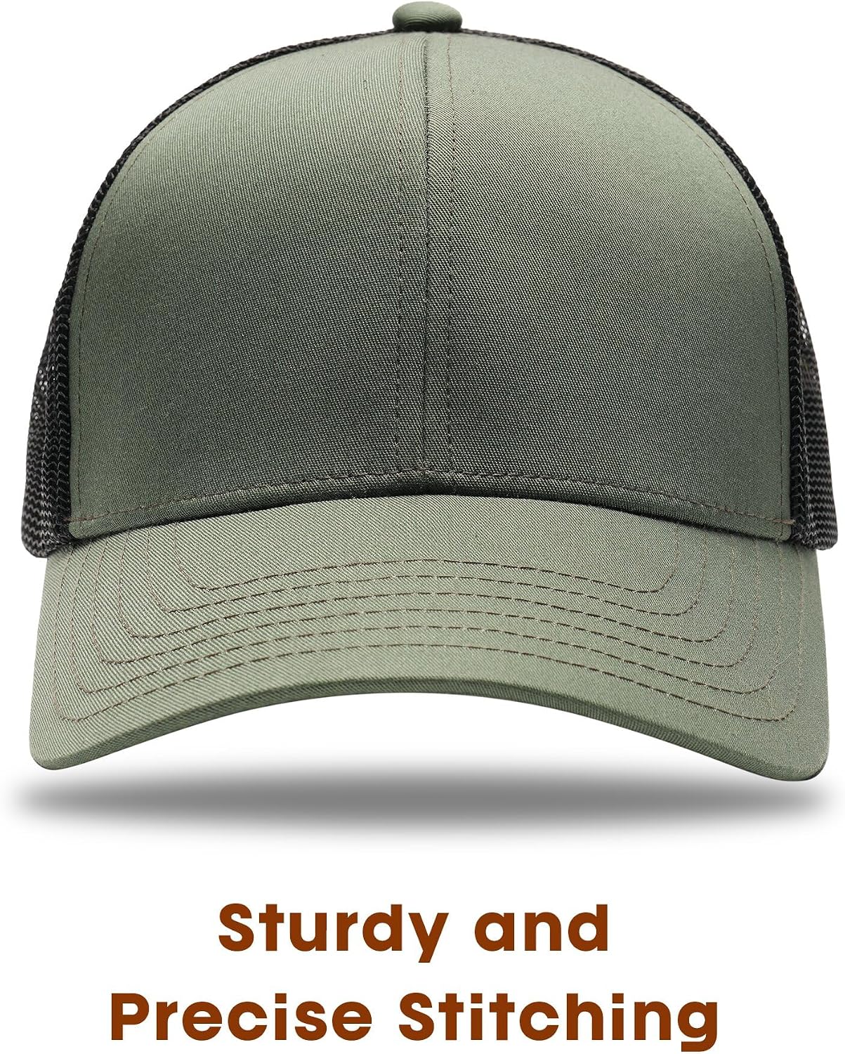 FURTALK Mens Trucker Hat Structured Mesh Baseball Cap Adjustable Classic