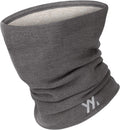 YANIKY Winter Neck Warmer, Wool Neck Gaiter Fleece Scarf, Windproof Face Cover Mask for Men Women