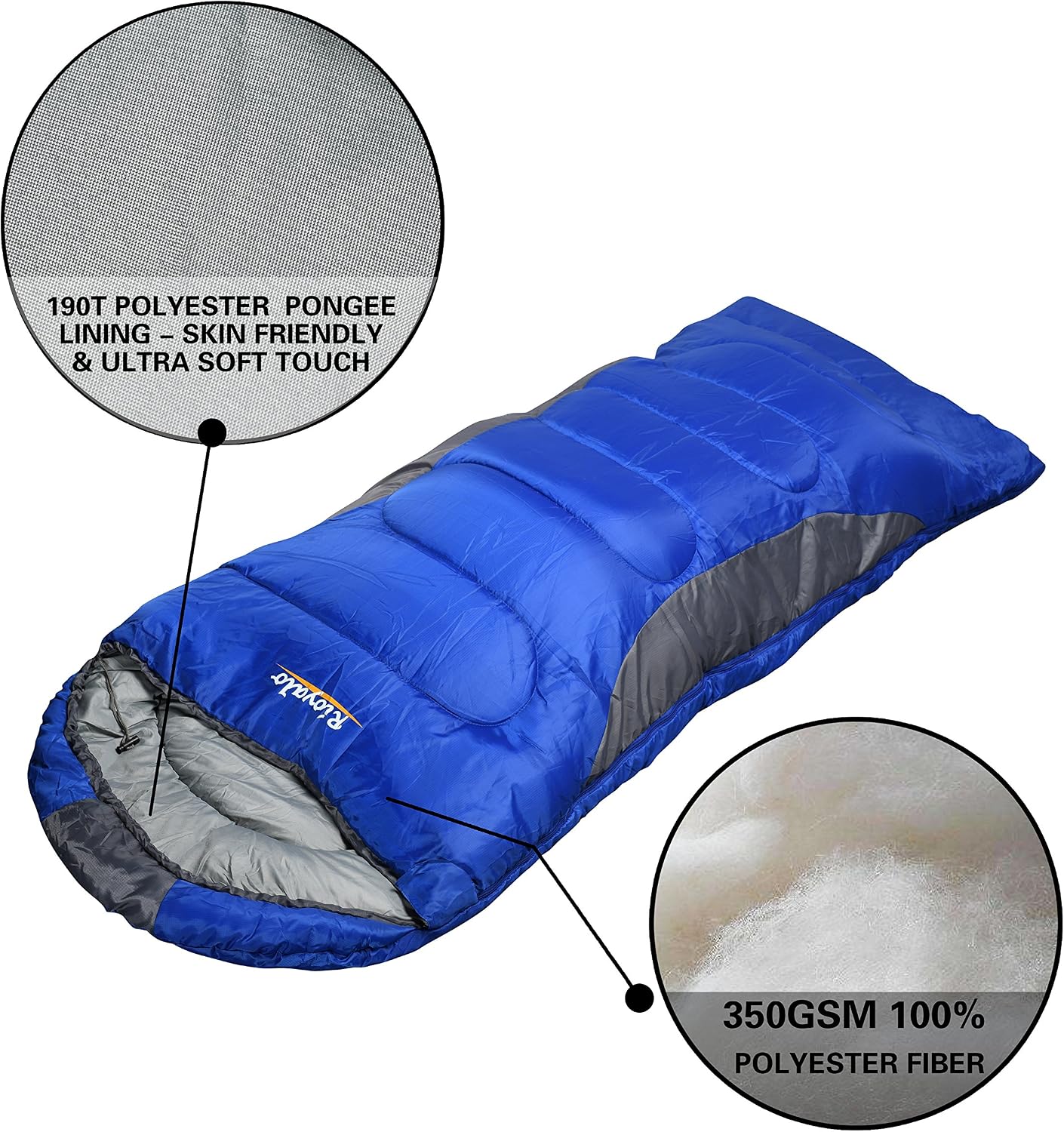 0 Degree Winter Sleeping Bags for Adults, Cold Weather Camping