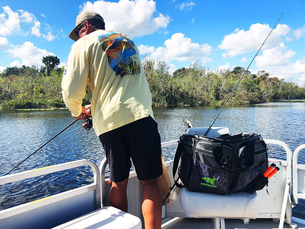 KastKing Bait Boss Tackle Bag, Saltwater Resistant Fishing Bag
