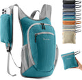 Uselike 10L Small Hiking Backpack Travel Daypack Lightweight Packable Back Pack for Women Men(Teal Blue)