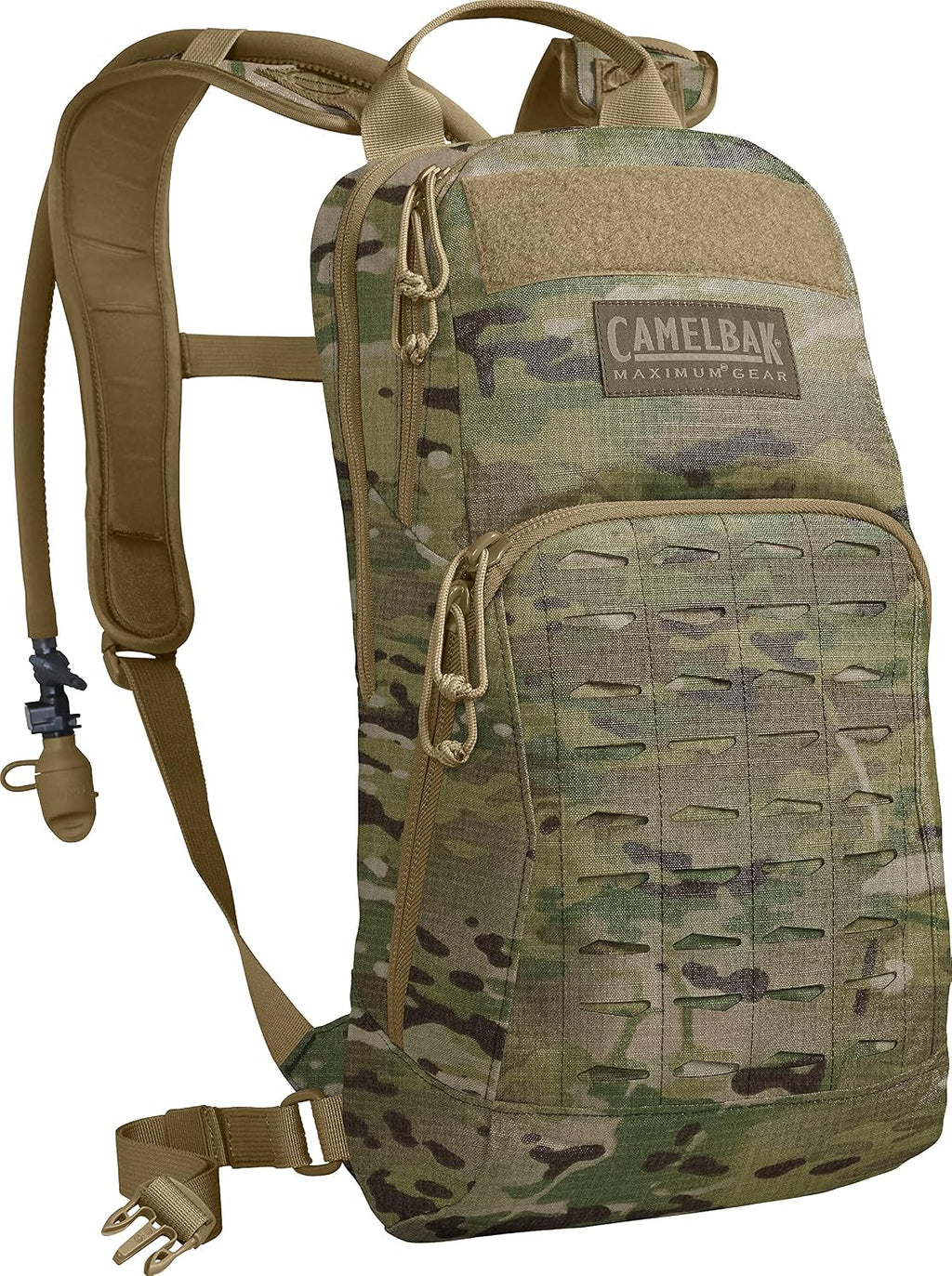 CamelBak M.U.L.E. Tactical Hydration Backpack, Modular MOLLE Design with 100oz Mil‑Spec Crux Reservoir