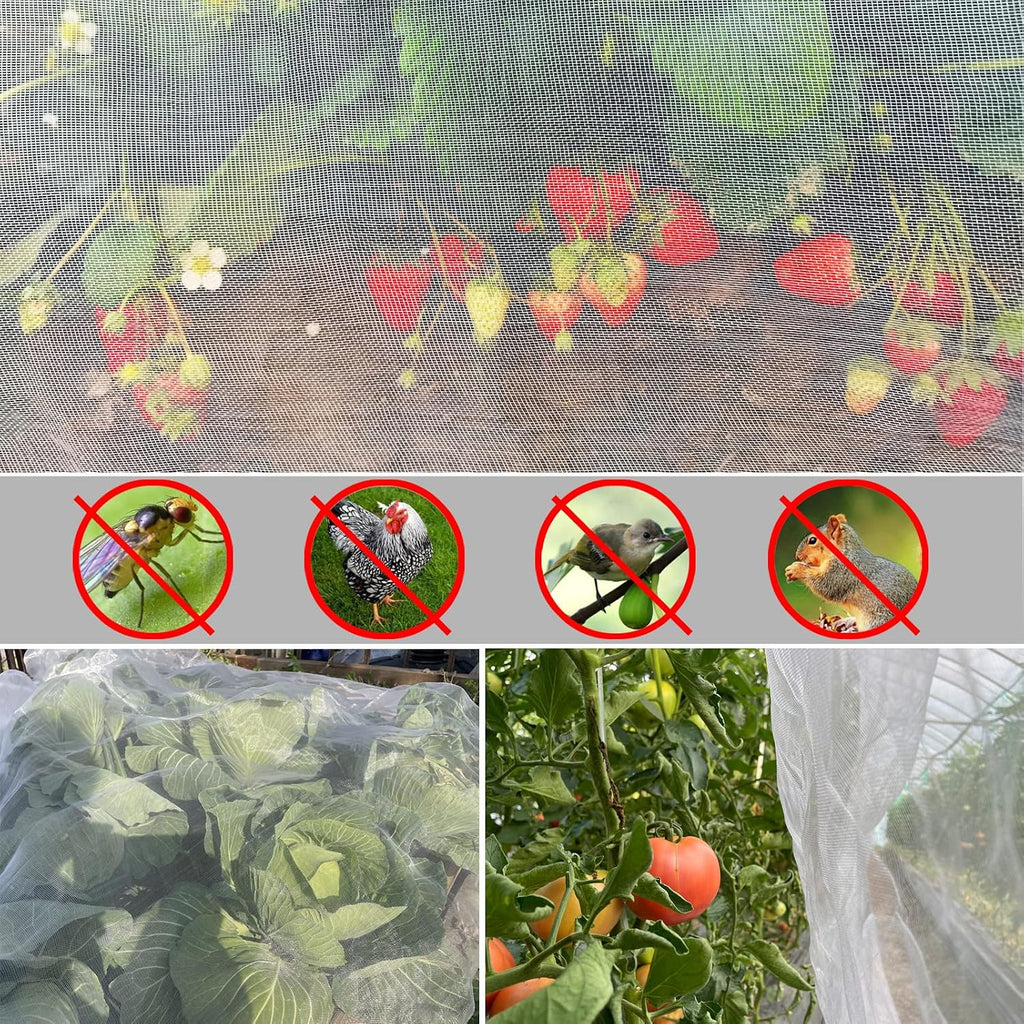 Garden Netting 10x20ft - Ultra Fine Insect Netting for Plants Trees