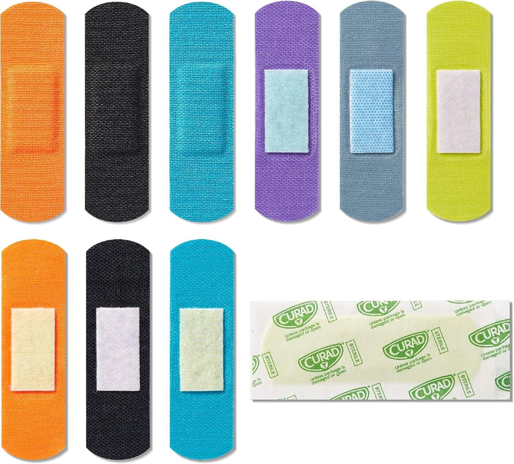 CURAD Performance Series Antibacterial Bandages, 1" x 3.25", 60 Count