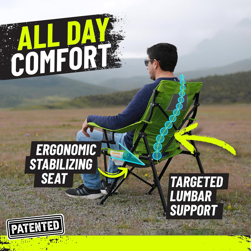 STRONGBACK Camping Chair XL Guru with Lumbar Support