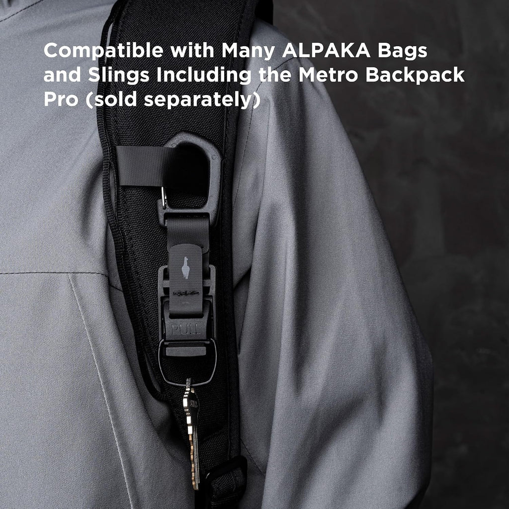 ALPAKA HUB Carabiner Quick Release Keychain with Magnetic Belt Clip