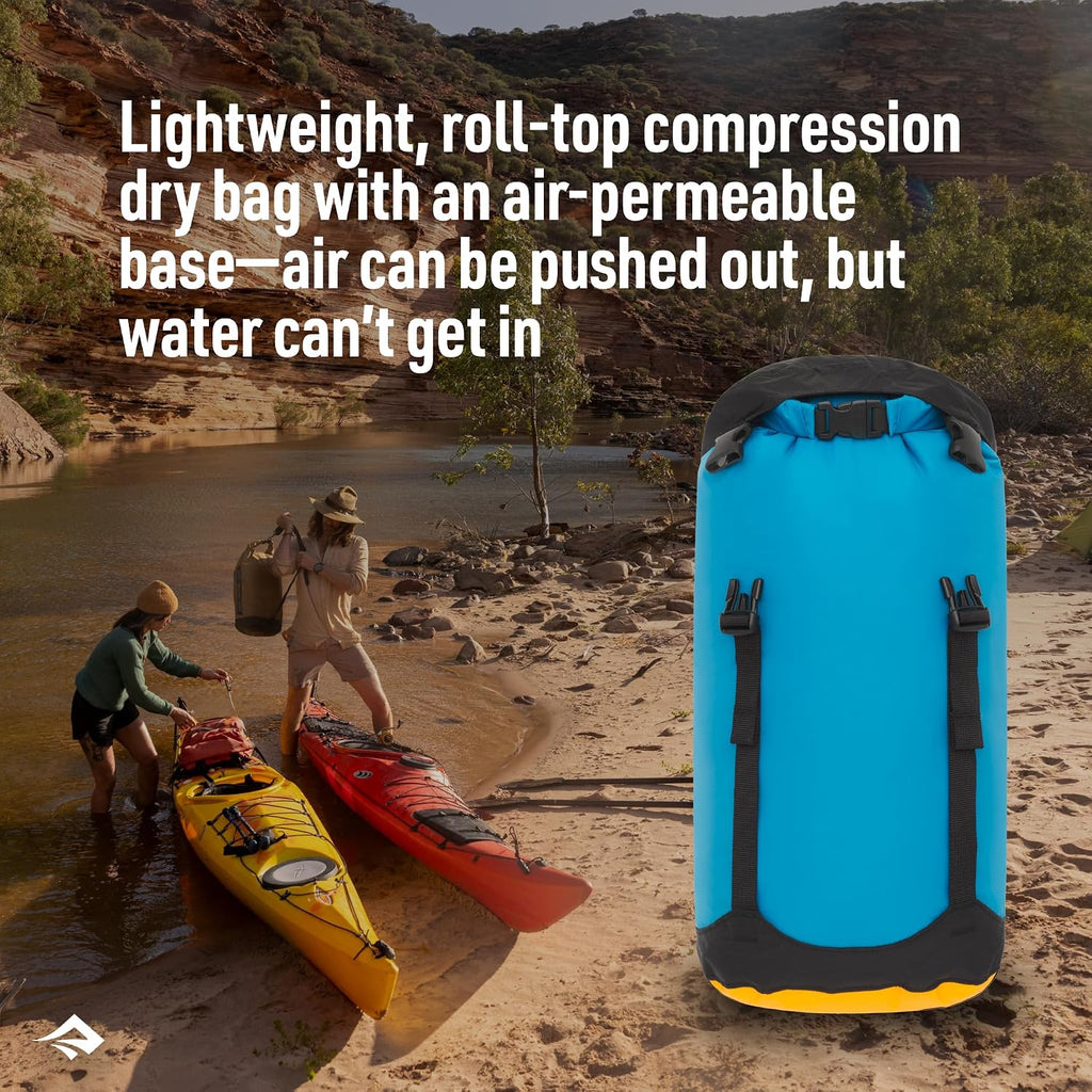 Sea to Summit eVac Compression Dry Bag, 20 Liter, High Rise Grey