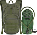 MARCHWAY Tactical Molle Hydration Pack with 2.5L TPU Water Bladder, Low-Profile Organized Military Backpack for Hiking, Cycling, Backpacking, Hunting, Running