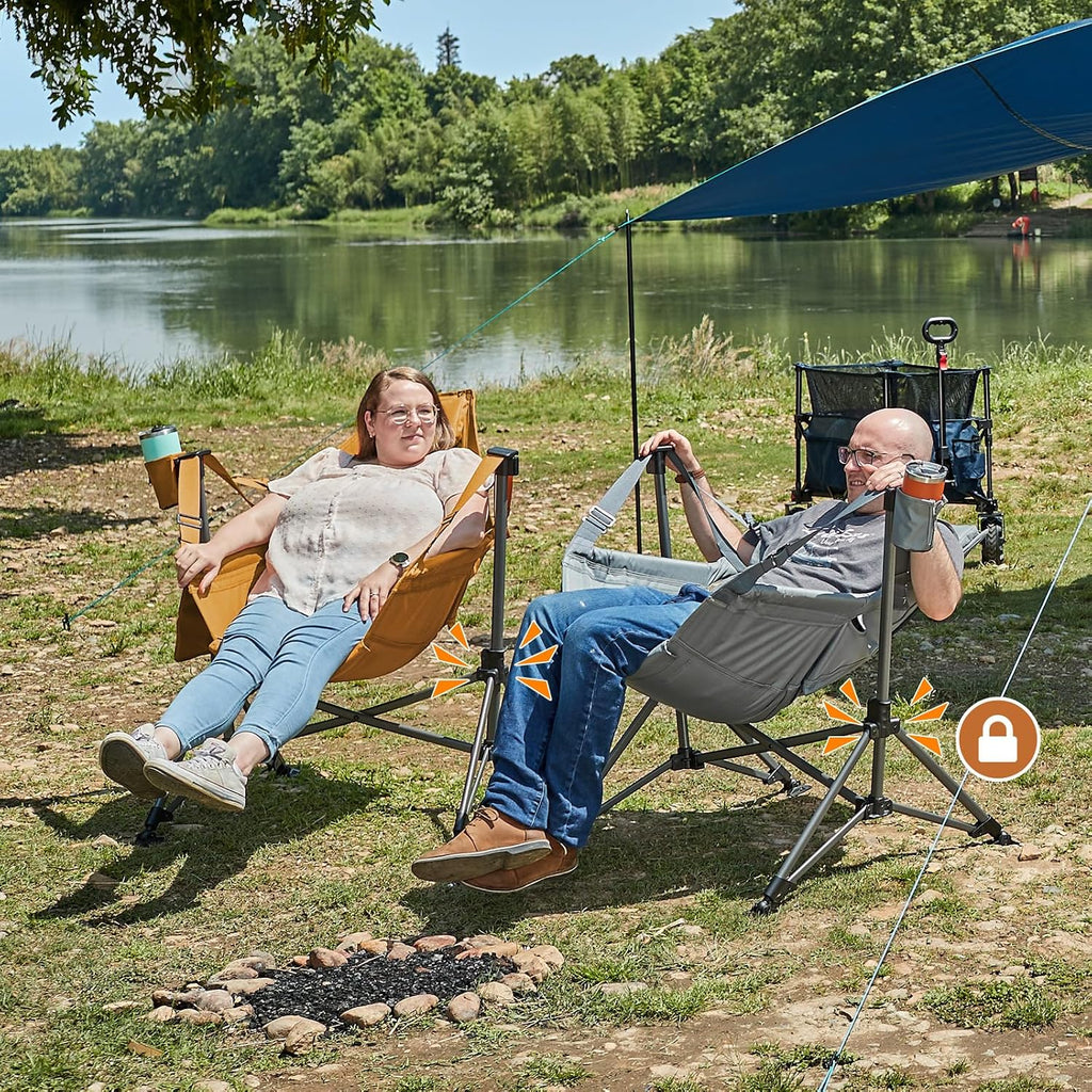 TIMBER RIDGE Hammock Camping Chair, Oversized Swinging Chair, 400lbs Load
