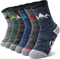 ANTSANG Kids Toddlers Boys Girls Merino Wool Hiking Athletic Crew Socks