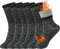 BomKinta Wool Hiking Socks Women Merino Thick Warm Thermal Boot Sock 5-11