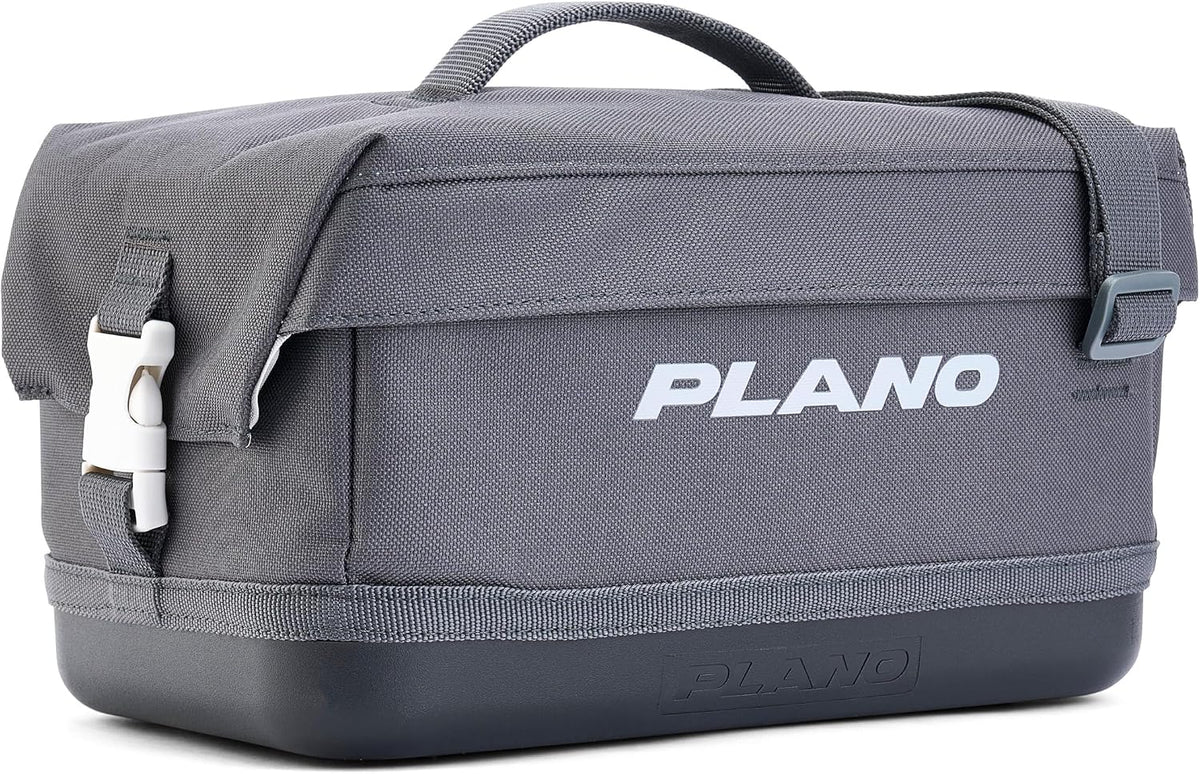 Plano Weekend Softside 3500 Tackle Bag, Cutting-Edge Fishing Tackle Bag, Molded Waterproof Base, Spacious Storage, Die Cut Tool Sleeves, Daisy Chain Attachment Points