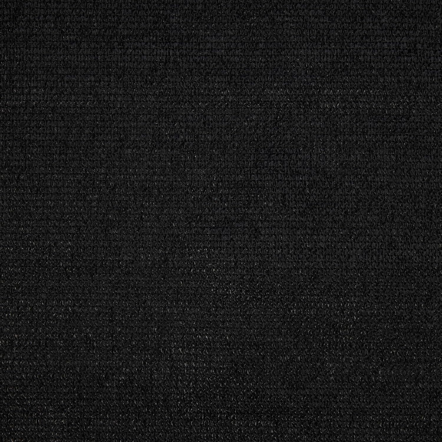 Amazon Basics Privacy Screen Fence for Outdoor Patios, Pools, Balconies, Weather-Resistant, 3 x 10 ft, Black, 1-Pack