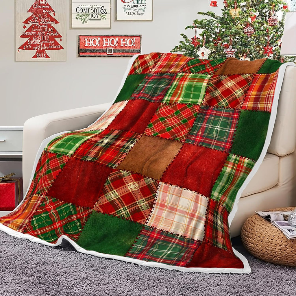 Halloween Throw Blanket 50"x60", Soft Cozy Plaid Blanket with Pumpkin Ghost Witch, Lightweight Flannel Fleece Throw for Couch Bed, Spooky Home Decor, Gift for Halloween Lovers
